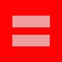 Red equal sign representing gay & lesbian family law in Dallas, TX.